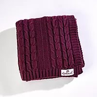 Baby Knit Blanket Sangria