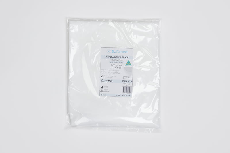 Softmed Disposable Bed Cover 110x230cm Blue Carton of 50 Softmed Disposable Bed Cover 110x230cm Blue Carton of 50