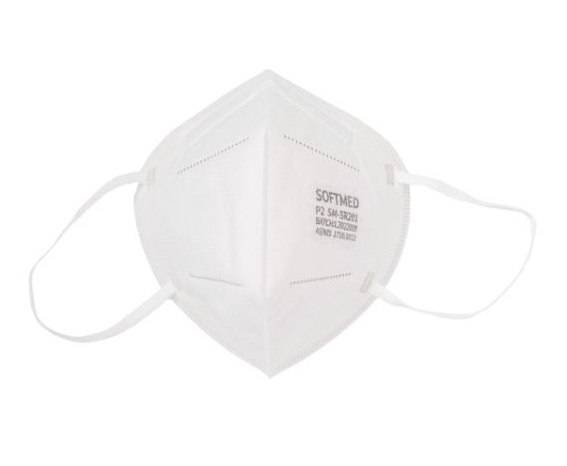 Softmed N95 Flat Fold Respirators Ear Loop Pack of 10