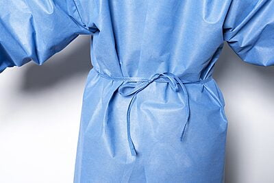 Softmed Level 2 Isolation Gowns Blue X-Large Pack of 10 Softmed Level 2 Isolation Gowns Blue X-Large Pack of 10