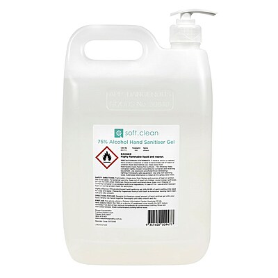 Soft Clean Hand Sanitiser Liquid [70% Alcohol] 5lt