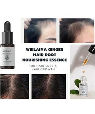 Natural ginger extract formula – strengthens hair roots and promotes growth
