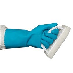 Feather Touch Silverlined Rubber Gloves [L] [Pack of 20 Pairs]