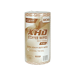 Capri XHD Wipes on Roll [BROWN] Food Service Grade  [Ctn of 4]