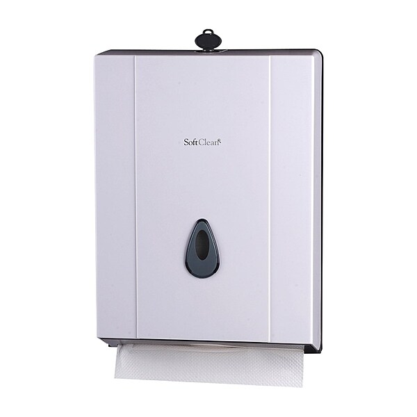 Soft Clean Slimfold Hand Towel White Dispenser