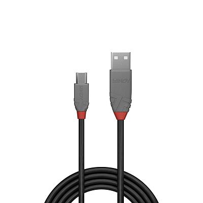 1m USB 2.0 Cable, Type A to Micro-B