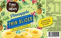 Tom & Ben's™ Pineapple Thin Slices L/Syrup 6 x 3kg