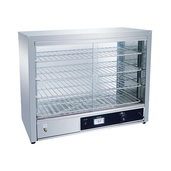 Pro Equip Single Glass Door Pie Warmer