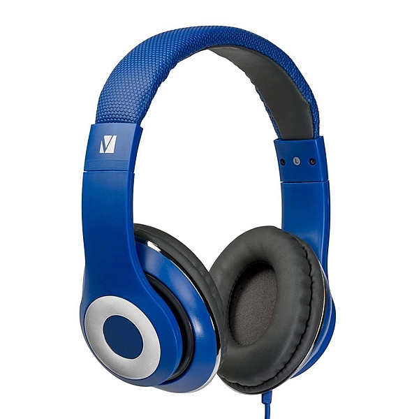 Verbatim Over-Ear Classic Audio Headphones - Blue