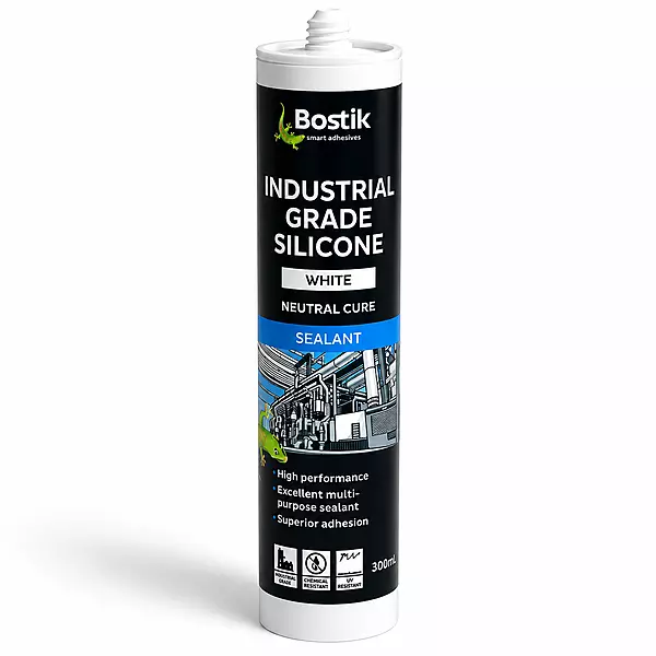 Bostik Industrial Grade Silicon White - 300ml