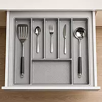 Velluto 700 mm Cutlery Tray – White