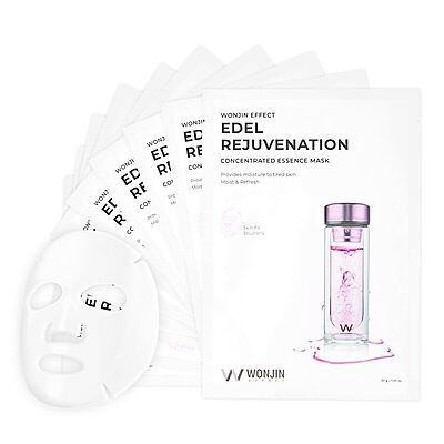 Applying Edel Rejuvenation Mask – lifting and firming skincare at home