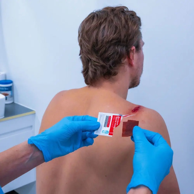 AeroWipe 10% Povidone Iodine Swabs 60x33mm Box of 100