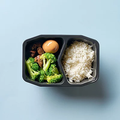 Vietnamese Pork, Egg Stew, Thịt Kho, Rice, Broccoli