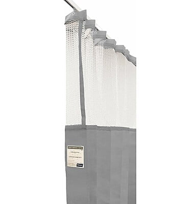 Haines Disposable Antimicrobial Medical Curtains With Mesh Top 7.5x2.3m Pack of 5 Haines Disposable Antimicrobial Medical Curtains With Mesh Top 7.5x2.3m Pack of 5