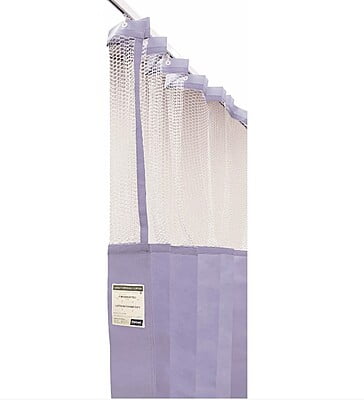 Haines Disposable Antimicrobial Medical Curtains With Mesh Top 7.5x2.3m Pack of 5 Haines Disposable Antimicrobial Medical Curtains With Mesh Top 7.5x2.3m Pack of 5