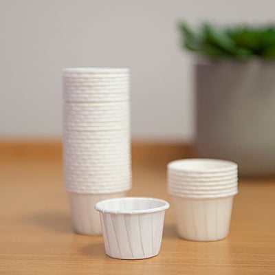 Recyclable Paper Pill Cup Carton of 5000 Recyclable Paper Pill Cup Carton of 5000