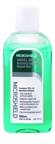 Microshield Blue Antimicrobial Angel Hand Gel 100ml Microshield Blue Antimicrobial Angel Hand Gel 100ml