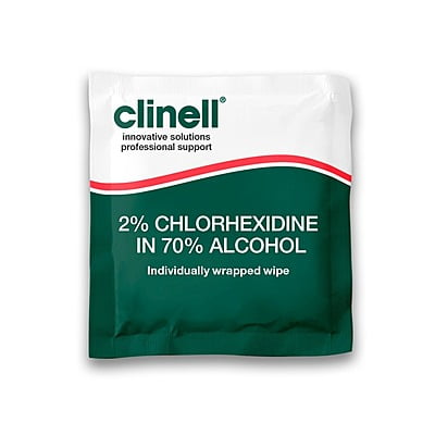 Clinell 2% Clorhexidine Medical Device Wipes Pack of 240 Clinell 2% Clorhexidine Medical Device Wipes Pack of 240