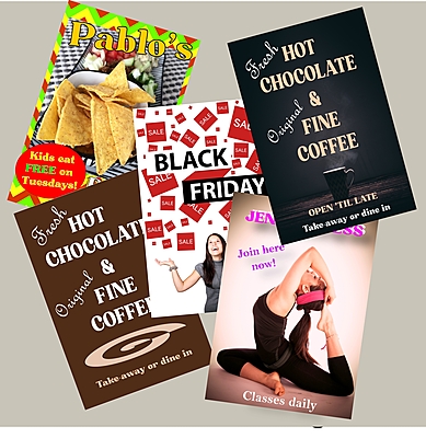 Printed adhesive vinyl sign 90cm x 60cm Printed adhesive vinyl sign 90cm x 60cm