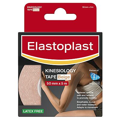 Elastoplast Kinesiology Tape Beige 5cm x 5m Roll Elastoplast Kinesiology Tape Beige 5cm x 5m Roll