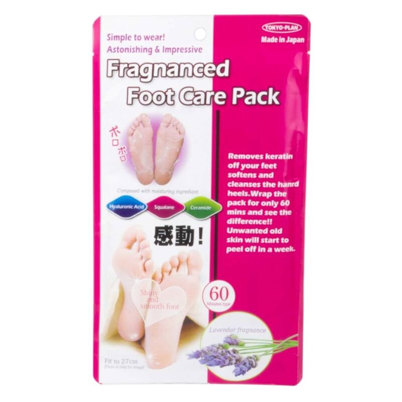 Japan Lavender Liquid Foot Care Pack bottle with lavender flowers