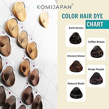 KOMI shampoo for gray hair coverage