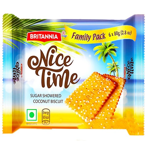 BRITANNIA FAMILLY PACK NICE TIME 480GM