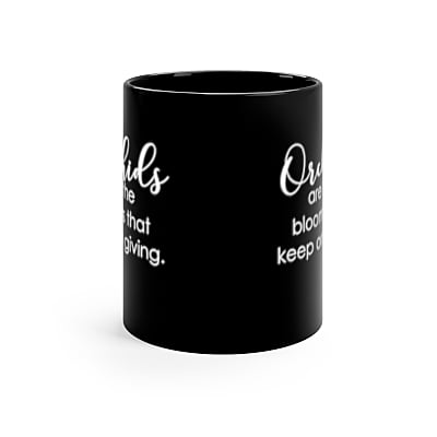 Keep On Giving Orchid Coffee Mug