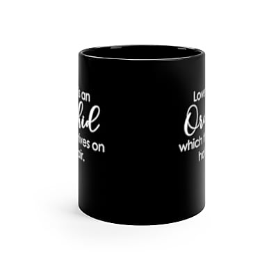 Thrives On Hot Air Orchid Coffee Mug Thrives On Hot Air Orchid Coffee Mug