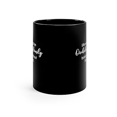 Orchidiculously Boring Orchid Coffee Mug Orchidiculously Boring Orchid Coffee Mug