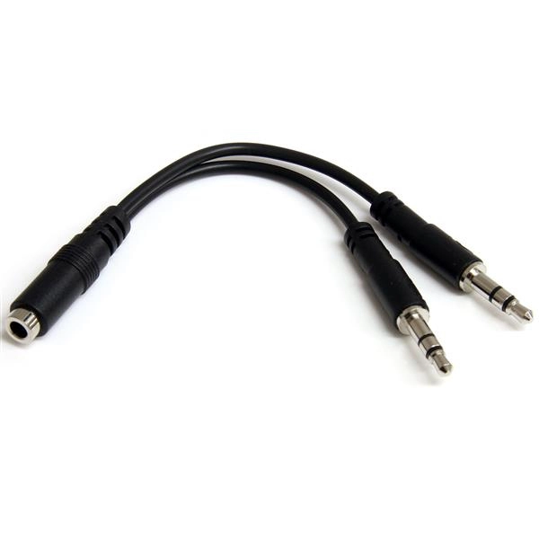 StarTech.com 12.95cm Mini-phone Audio Cable for Audio Device Headphone Microphone Notebook Headset