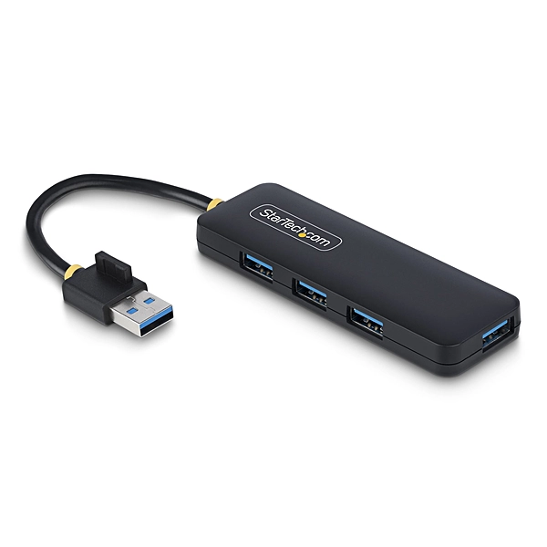 StarTech.com StarTech.com 4-Port USB-A Hub, 5Gbps, Bus Powered, Small Travel Mini USB Hub, Multi-Port USB 3.0 Splitter, Portable USB Hub - Connect up to four US
