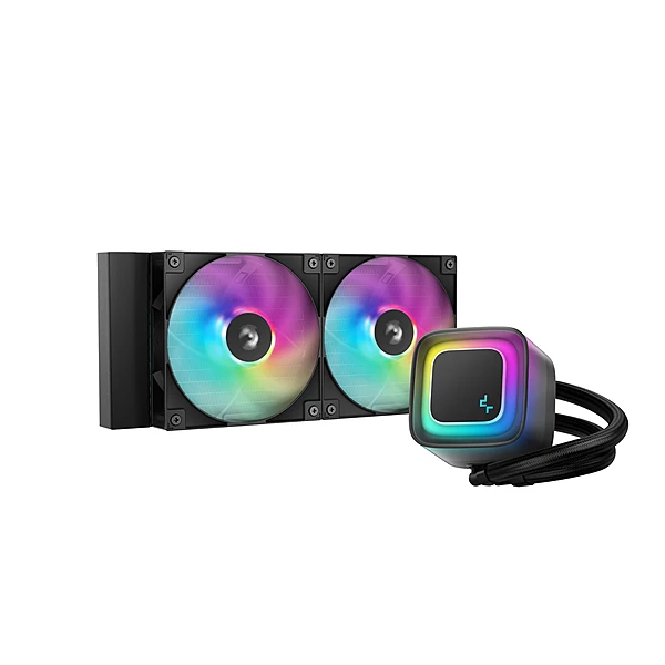 DeepCool LE240 V2 Liquid Cooler 240mm 6th Gen Pump up to 3400 Pwm, Hydro Bearing, IntelLGA1851/1700/1200/1151/1150/1155, AMDAM5/AM4