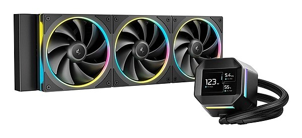 DeepCool LM360 ARGB Liquid Cooler Mini LCD Screen, 2.4 IPS 320×240 Resolution Intel LGA1851/1700/1200 + More Amd AM5/AM4