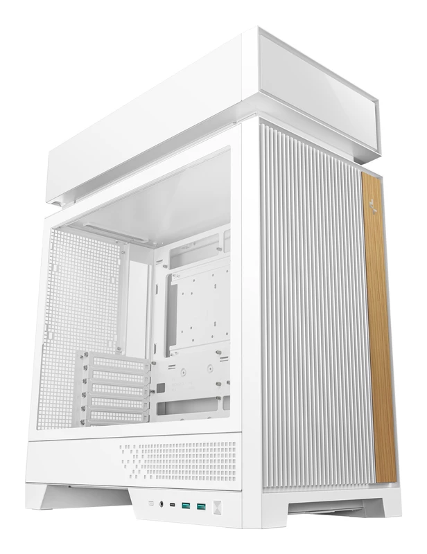 DeepCool CL660 WH Innovative Compartmentalized Optimized Atx Case Pre-installed Dual ARGB Fans, Build-in Atmosphere