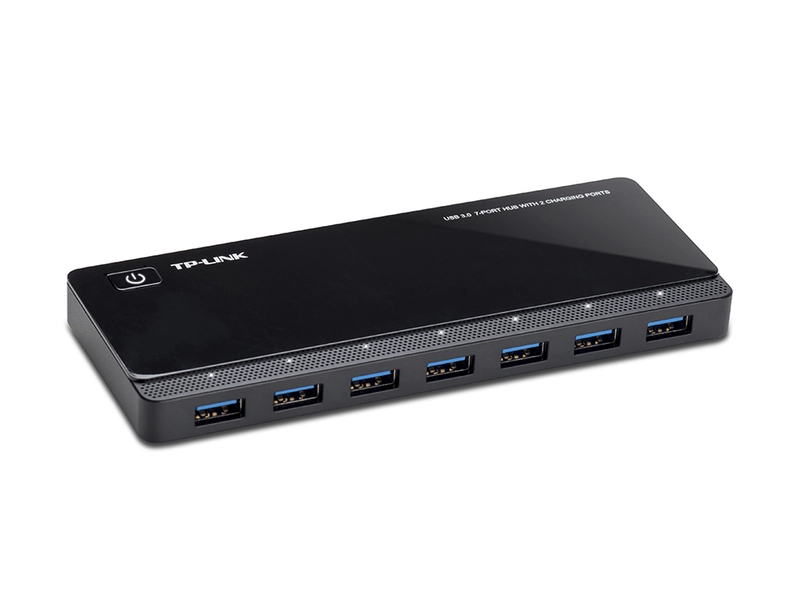 7 ports USB 3.0 Hub with 2 power charge ports - Desktop