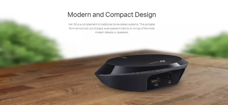 TP-Link HA100 Bluetooth Music Receiver Connects to any stereo supporting 3.5mm or Rca jacks