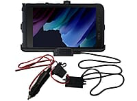 Samsung Tab Active2/Active3 Living Hinge Charging Cradle w /pwr adapter & cig lighter Samsung Tab Active2/Active3 Living Hinge Charging Cradle w /pwr adapter & cig lighter