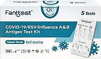 5T Fanttest 4 in 1 RSV/COVID-19/FLU A&B Antigen Rapid 5Pack Test Kit