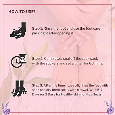 Japan foot care product with lavender scent