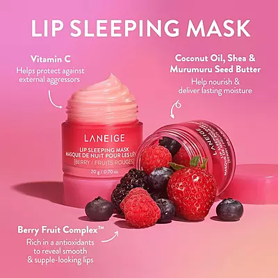 LANEIGE Overnight Lip Mask – Intense Hydration and Repair Treatment