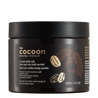 COCOON Dalak Coffee Body Polish 200g natural exfoliating scrub