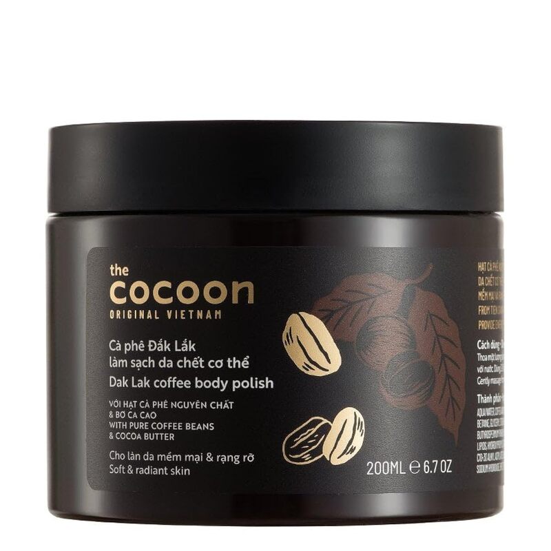 COCOON Dalak Coffee Body Polish 200g natural exfoliating scrub