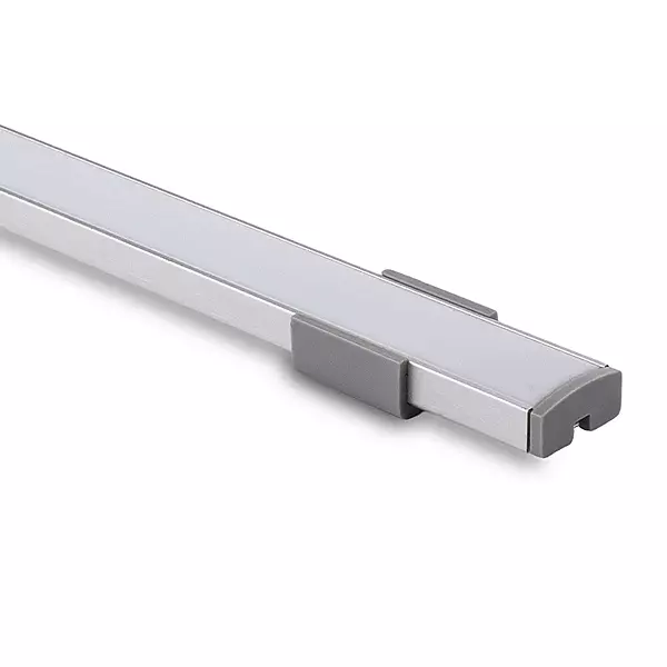 Micro LED Profile Foggy Silver without Lip