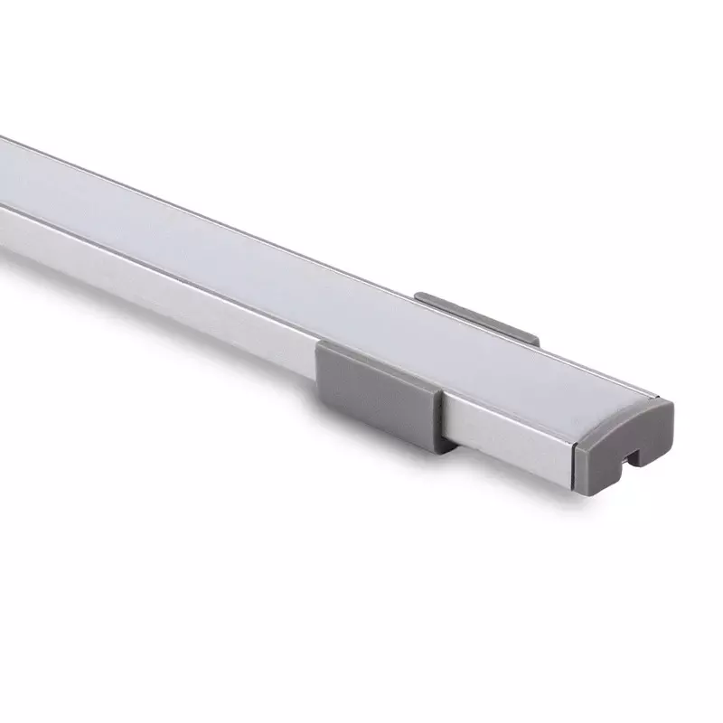 Micro LED Profile Foggy Silver without Lip