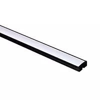 Micro LED Profile Matt Black without Lip