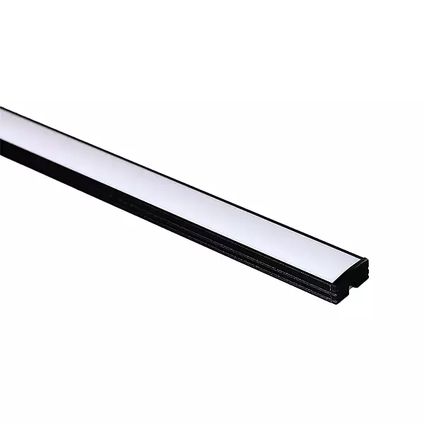 Micro LED Profile Matt Black without Lip