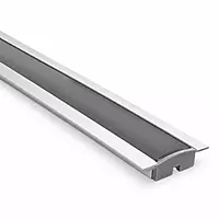 Slim LED Profile Foggy Silver with Lip
