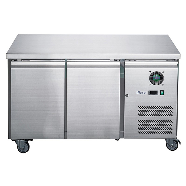 FED-X S/S Two Door Bench Fridge - XUB7C13S2V